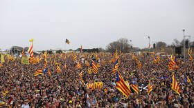 Over 100,000 flock to watch exiled ex-Catalan leader Puigdemont speak (PHOTOS, VIDEOS)