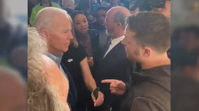 ‘Their blood is on your hands’: Veteran confronts Biden for ‘enabling’ Iraq war & killing ‘millions’ (VIDEO)