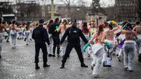 Protests, clashes & bare breasts: Rallies mark International Women’s Day worldwide (VIDEOS)