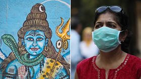 Leading by example: Indian deities don masks to ‘spread awareness’ about coronavirus (PHOTO)