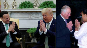 Forget handshakes, time to Namaste: Trump & Prince Charles latest to embrace Indian greeting in #Covid era (VIDEOS)