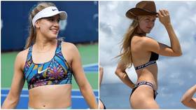 Tennis temptress Bouchard needs a quarantine doubles partner... and there's no shortage of offers (PHOTOS)