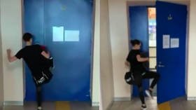 'Shameless & selfish': Russian Olympic figure skating champ Zagitova condemned for coronavirus door handle 'joke'