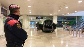 Two arrested after botched 'Islamist attack' sees car driven into Barcelona airport (PHOTOS)