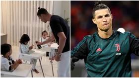 Show and tell: Cristiano Ronaldo teaches kids to wash hands as star 'set to join fight against Covid-19' (VIDEO)