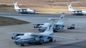 Russian military planes carrying medics and equipment fly to devastated Italy to help combat Covid-19 pandemic (VIDEO)