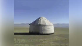 If we have to #StayAtHome, we'll take the house with us! Defiant Kyrgyz say with viral VIDEO