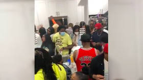 What distancing? Revelers defy coronavirus lockdown in tightly PACKED house party in Chicago (VIDEO)