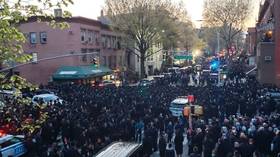 NYC mayor blasted for 'anti-Semitism' after threatening to arrest Jews for flouting Covid-19 distancing rules at rabbi's funeral