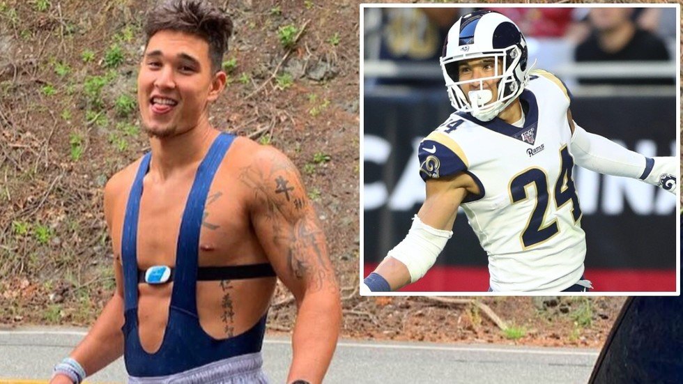 Feel the burn: NFL player Taylor Rapp burns 10,000 CALORIES in a SINGLE ...