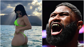'Let's make Curtis Blaydes mad!' Fans take dig at UFC heavyweight with Rachael Ostovich beach bikini post (PHOTOS)