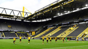 WATCH: Dortmund players celebrate in front of EMPTY 'Yellow Wall' after Bundesliga enters life after coronavirus lockdown