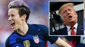 US soccer star Megan Rapinoe takes aim at Donald Trump: 'We have a WHITE NATIONALIST in the White House'