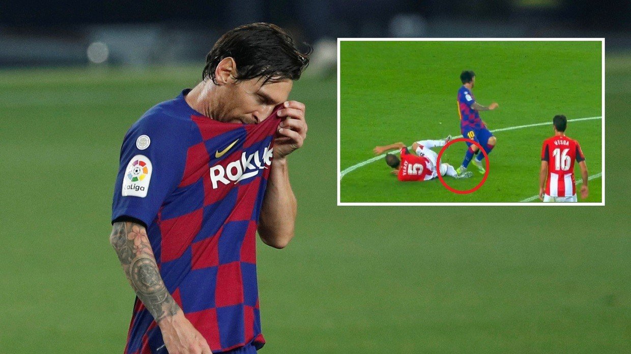 The most protected player in the world': fume as Messi escapes red card for SECOND game in a row after nasty STAMP (VIDEO) — RT Sport News