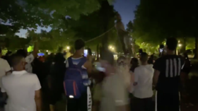 WATCH protesters deface, tear down Confederate statue in Birmingham, Alabama