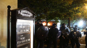 Historic St. John’s Church near White House set on FIRE as protests rage in Washington DC (VIDEOS)