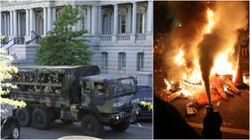 Roll in the tanks? WATCH National Guard hit streets in DC amid reports Trump considering more active-duty troops to quell unrest