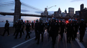 WATCH car RAM into group of police in Buffalo, New York amid heated protests & unrest