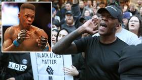 'I'm p*ssed off!' UFC middleweight champion Israel Adesanya delivers IMPASSIONED SPEECH at Black Lives Matter rally (VIDEO)