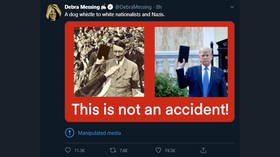 Democrats scramble to APOLOGIZE after comparing Bible-holding Trump to Hitler (but only for sharing doctored pic)