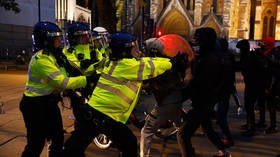 Cops and protesters brawl in London, as PM declares demonstrations ‘subverted by thuggery’