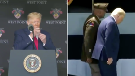 ‘Parkinson’s? Dementia? Stroke?’ Trump’s ‘weird’ West Point appearance turns Twitter sleuths into medical experts 