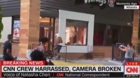 CNN crew attacked by Atlanta mob moments before Wendy’s restaurant goes up in flames (VIDEO)