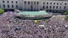 ‘Virus is off today?’ THOUSANDS rally in Brooklyn for #BlackTransLivesMatter… as Cuomo threatens bars for Covid-19 rule violations