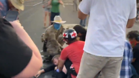 One person shot after protesters attempt to pull down statue in Albuquerque (VIDEOS)