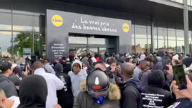 WATCH: French police pepper-spray baying mob as Lidl PS4 sale spirals out of control