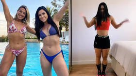 'Which outfit do you prefer?' Football freestyler behind strip-shirt craze asks fans to choose from skimpy kits (VIDEO)