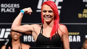 Savage submission: Meet Gillian Robertson, the flame-haired Canadian who CRUSHED Ronda Rousey's UFC submission record (VIDEO)