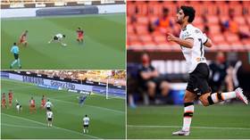 'Phenomenal': Valencia star Guedes somehow avoids taking tumble as he beats 4 men to score SENSATIONAL solo goal (VIDEO)