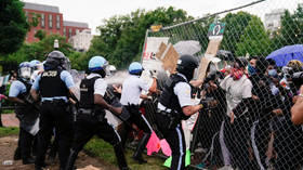 Trump threatens vandals with ‘10yrs in prison’ for defacing Andrew Jackson statue, St. John’s Church amid clashes near White House