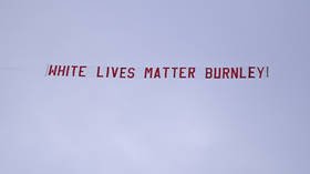 'I'd like to apologize... to absolutely f*cking NOBODY': Burnley fan 'REFUSES to repent for White Lives Matter banner'
