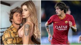 Get a room: Roma ace Mirko Antonucci has loan spell TERMINATED after steamy snaps with Instagram influencer girlfriend (PHOTOS)