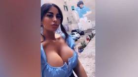 'Maradona is God': Italian TV presenter & Napoli fan Floriana Messina pays homage at mural to Argentine icon