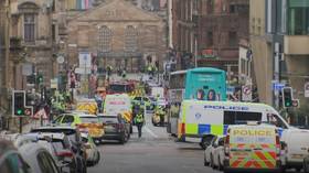 Suspect in Glasgow stabbing rampage dies after being shot by police (VIDEO)