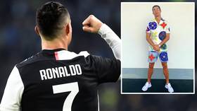 'Flower power!' Cristiano Ronaldo wows followers on Instagram with multi-colored shirt and shorts outfit