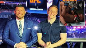 'It's what Khabib does ALL the time': Michael Bisping sends UFC experts & fans into HYSTERICS by calling out 'Dagestani handcuff'