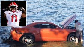 'I'm stuck!' NFL star PLUNGES Chevrolet into lake while DRUNK & speeding – then reportedly refuses chemical test after arrest