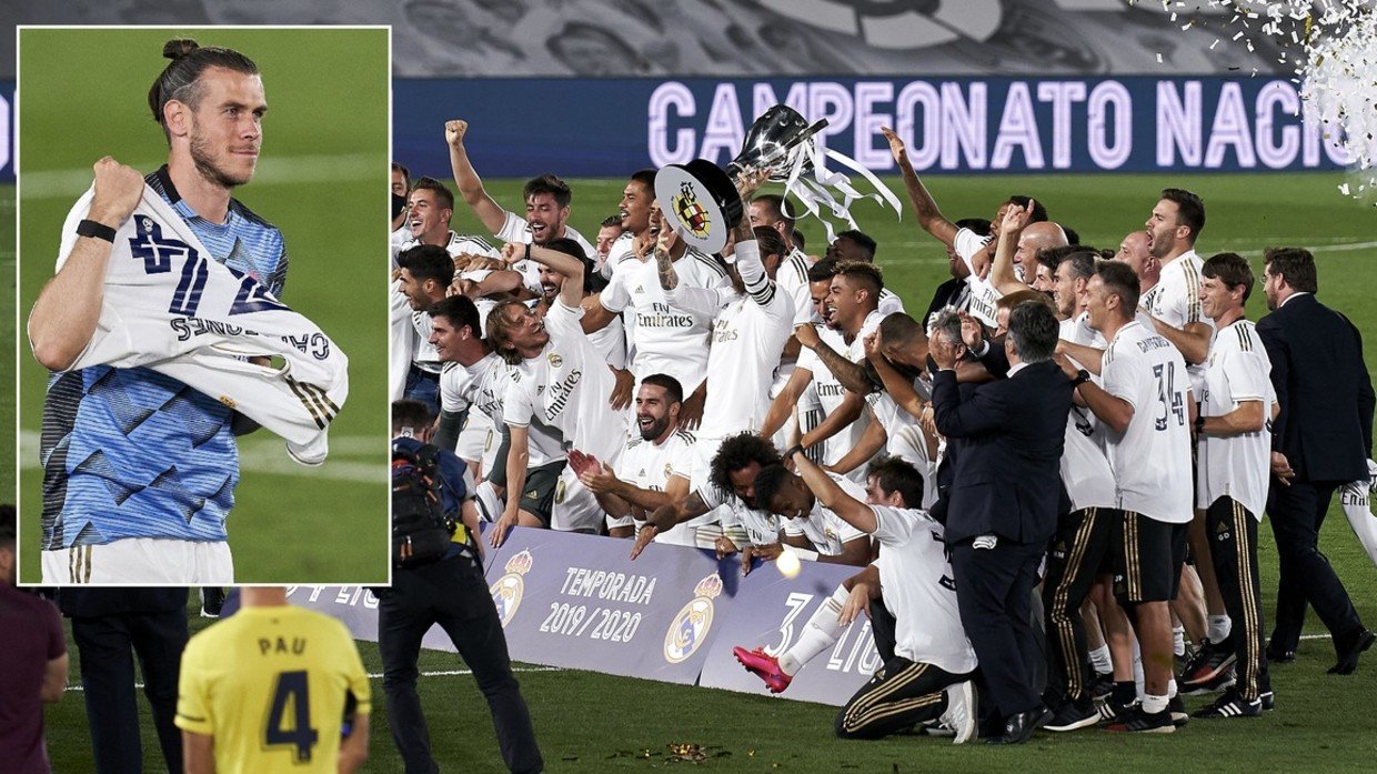 Football: Gareth Bale awkward in Real Madrid celebrations