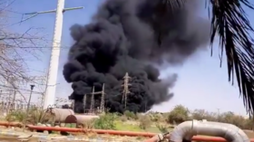 Transformer explosion triggers fire at power plant in Iran (VIDEOS)