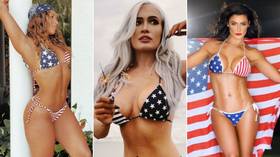 Stars and stripes: MMA and pro wrestling starlets don patriotic colors to celebrate U.S. Independence Day (PHOTOS)
