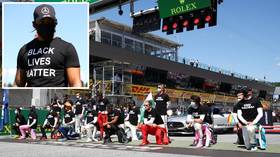 United against racism: But Formula 1's racers were noticeably DIVIDED over taking a knee before Austrian Grand Prix