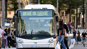 Bus driver left BRAIN DEAD after being BEATEN for refusing to allow passengers to board without masks in France