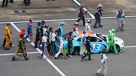 Lights out: NASCAR drivers trade blows in the dark as PUNCH UP erupts after racetrack collision (VIDEO)