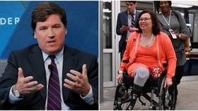 'Shameful': Tucker Carlson under fire for claiming senator who lost legs in Iraq ‘hates America’