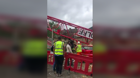 20-meter crane collapses onto homes in east London, killing 1 (VIDEOS, PHOTO)