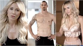 'What are you waiting for?' Italian TV presenter Diletta Leotta hooks up with Zlatan for workout as striker teases super-fit host